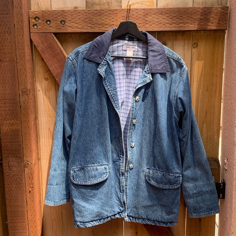 Vintage Denim Chore Coat